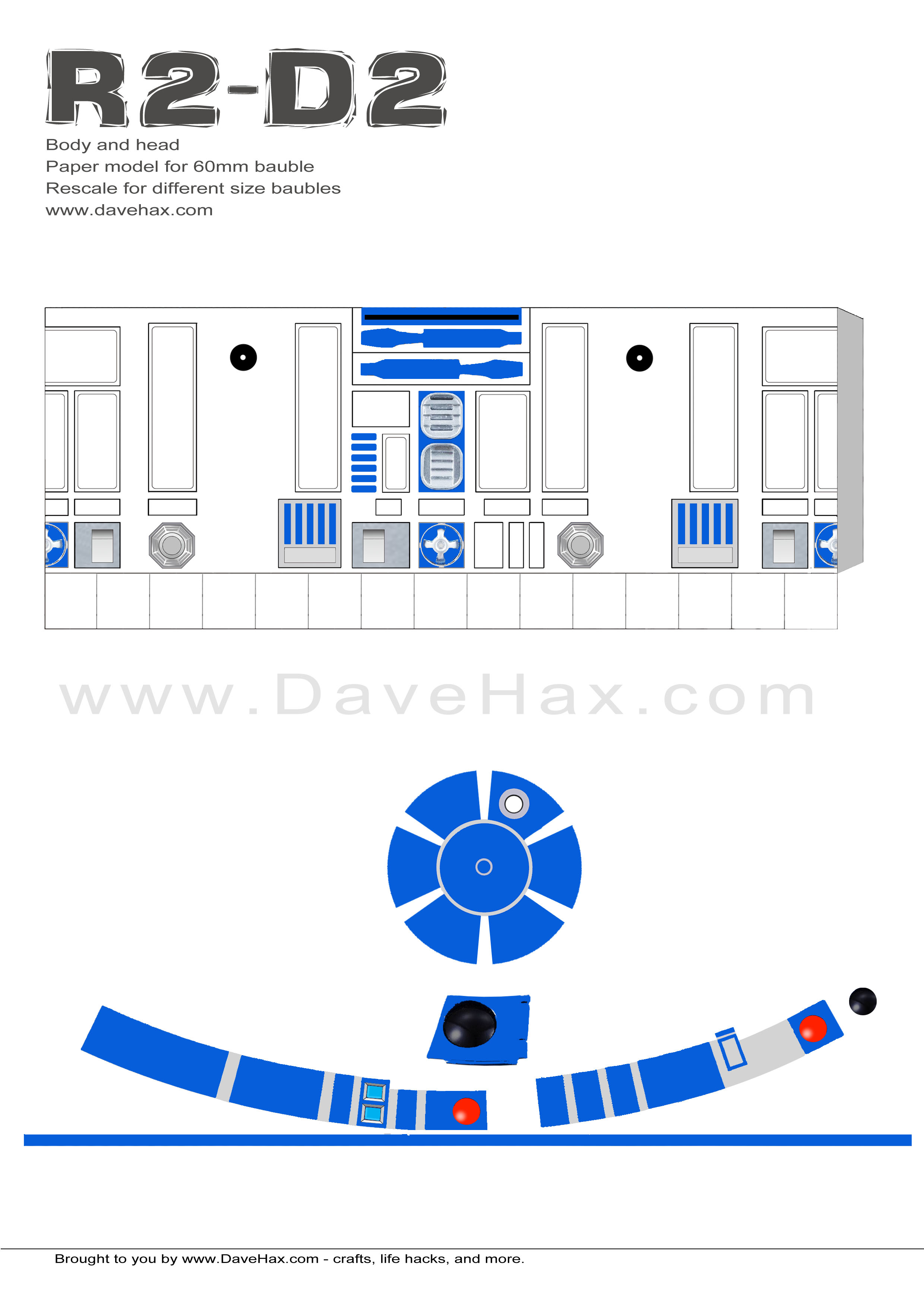 Dave Hax's R2D2 Body and Head